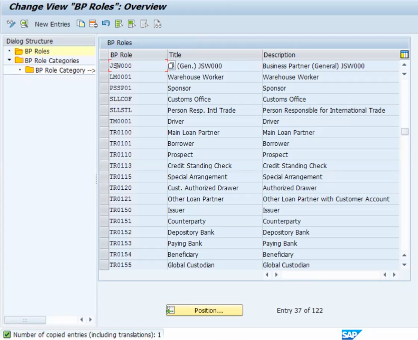 define number assignment for direction bp to vendor path