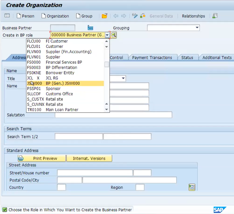 define number assignment for direction bp to vendor path