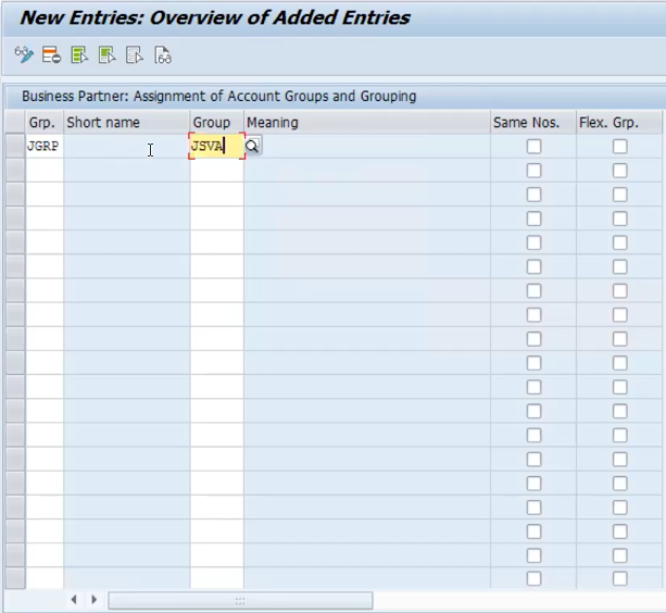 define number assignment for direction bp to vendor path