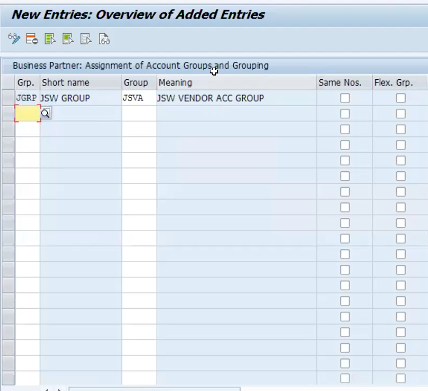 define number assignment for direction bp to vendor path