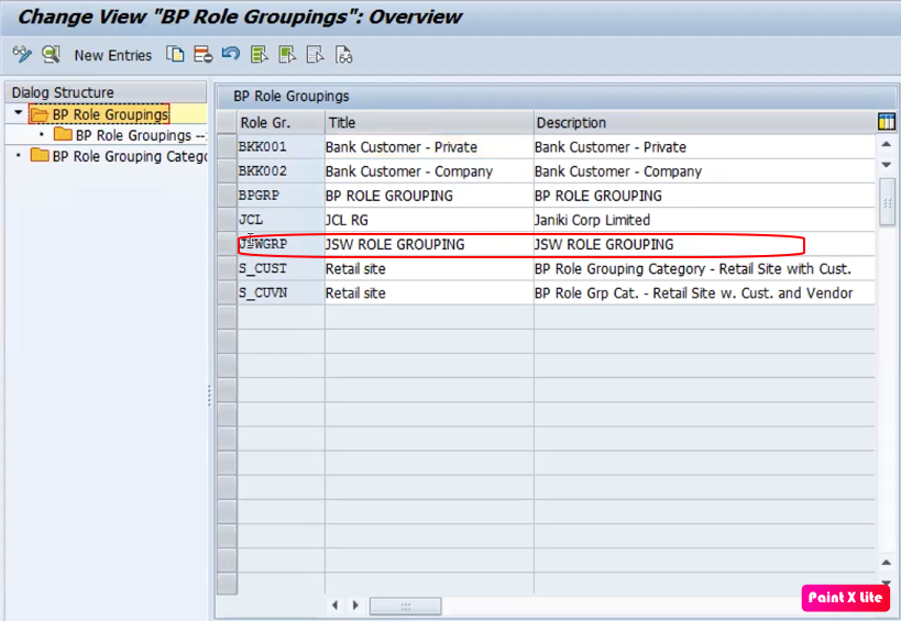 define number assignment for direction bp to vendor path