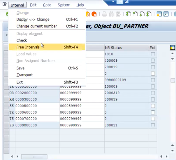 define number assignment for direction bp to vendor path