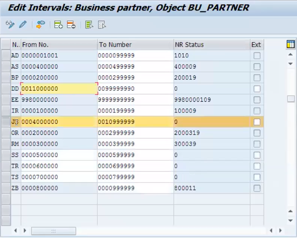 define number assignment for direction bp to vendor path