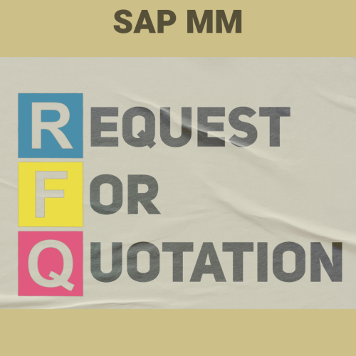 How to create Request for Quotation (RFQ)?- SAP S/4 HANA